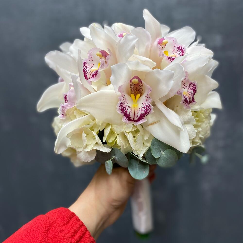 Свадебный букет из орхидей (20 фото)
