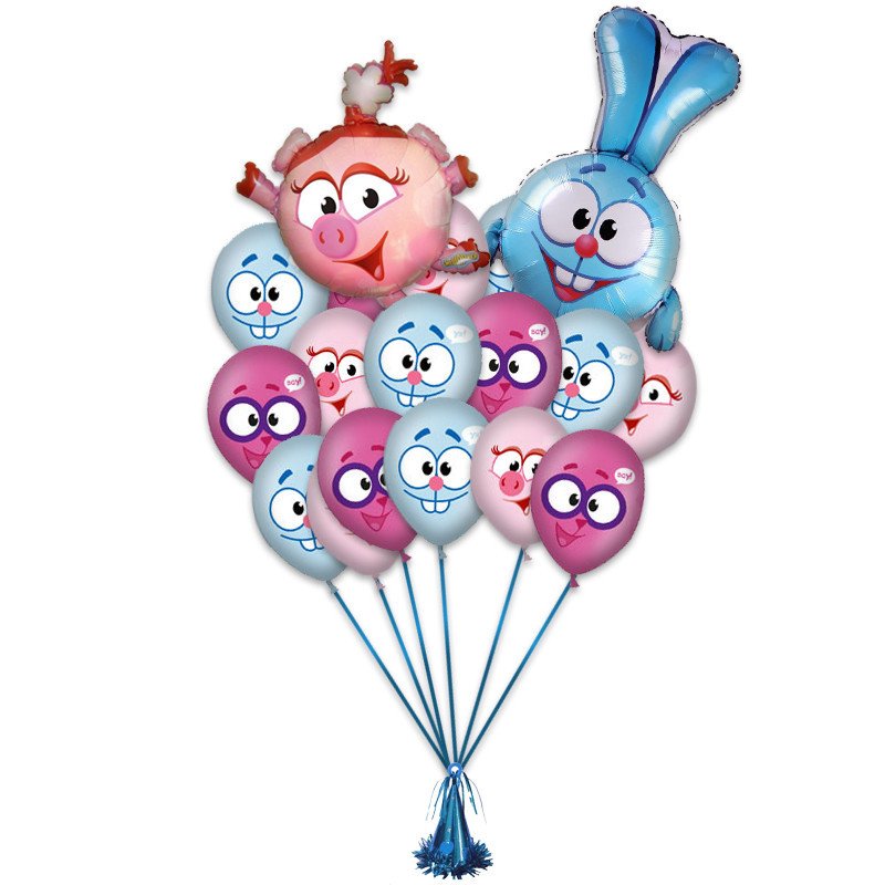 Доставка смешариков. Шарики надувные. Детские шары. Воздушные шары Смешарики. Шарики Смешарики.