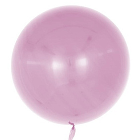 Шар "Сфера 3D Deco Bubble" (Пыльная Роза), глянец