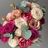 Букет невесты в яркой гамме миксом кустовых роз и эвкалиптом - Фото 3
