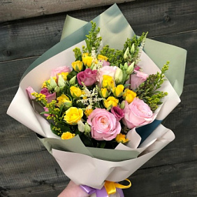 Букет цветов "Солнечный зайчик" №165