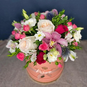 Цветы в коробке №645