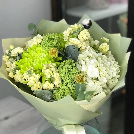 Букет цветов Утренняя свежесть №162 - Фото 5