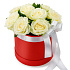 Цветы в коробке 9 роз Мондиаль №160 - Фото 1