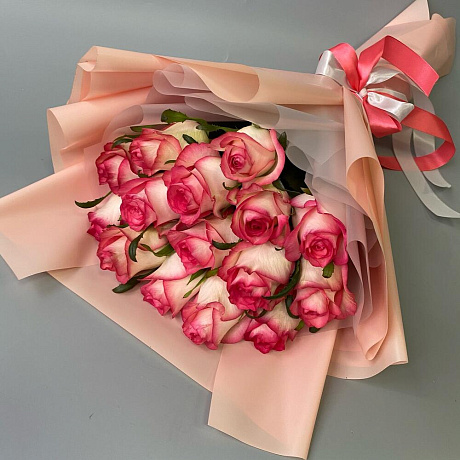 Букет из 15 роз Джумилия №160 - Фото 2