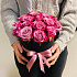 Фиолетовые розы в шляпной коробке - Фото 2