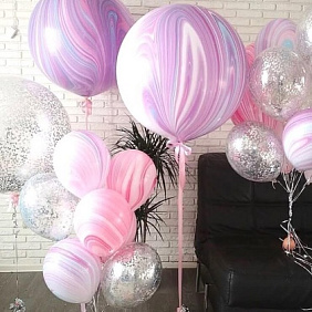 Композиция из шаров "Для Любимой" - 2