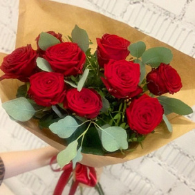 Розы в крафте №160