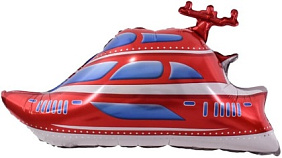 Фигура шар "Яхта" красный 97 см