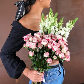 Букет цветов "Гавайский микс"