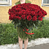 Букет из 101 розы 70см №160 - Фото 6