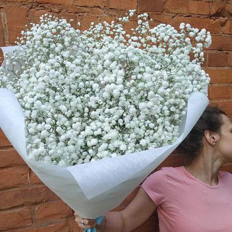 Букет цветов Снежный ком - Фото 4