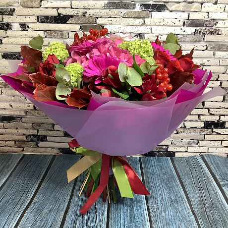 Букет с альстомерией №3 - Фото 5