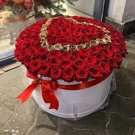 Огромная коробка роз - Фото 2