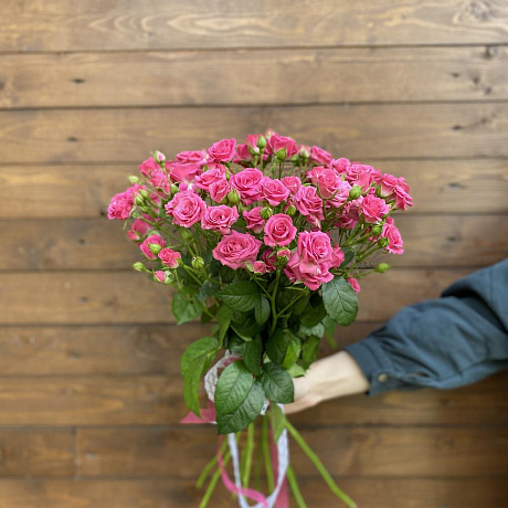 19 Кустовых роз под ленту - Фото 4