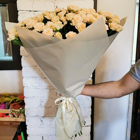 Букет Кремовая Таня - Фото 3