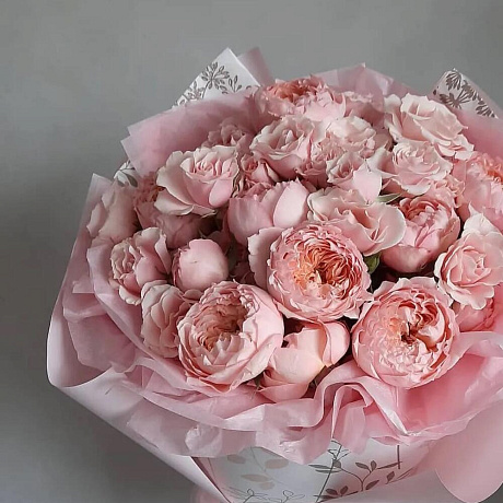 Букет Пионовидная Джульетта №160 - Фото 2