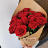 15 роз в крафте с наклейкой - Фото 2