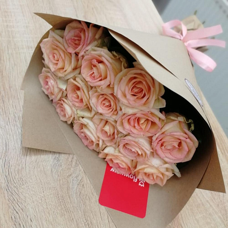 Букет кремовый микс - Фото 2