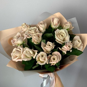 Букет из розы сорта «Мента»