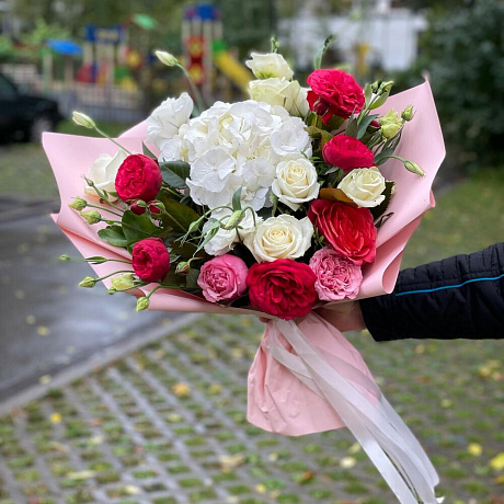 Букет «Малиновый пломбир» - Фото 2