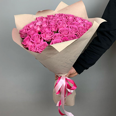 Букет «Розовые розы» - Фото 2
