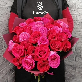 Букет из роз 21 VIP №164