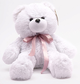 Мишка Баюн белый 45см