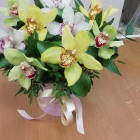 Цветы в коробке №611