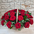 Корзина из 29 красных роз - Фото 2