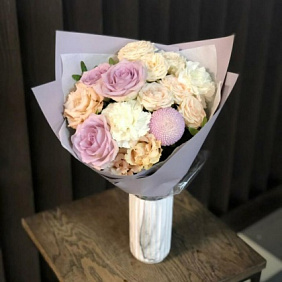 Букет цветов "Лавандовое поле" №165