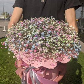 Цветы в коробке №821