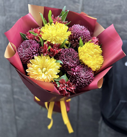 Букет хризантем «Карусель» - Фото 2