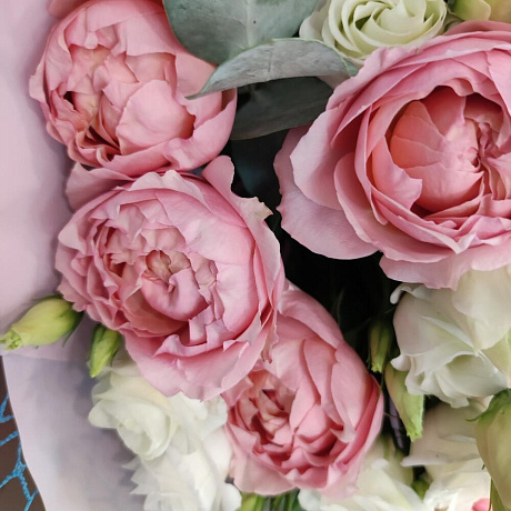 Букет цветов Нежный поцелуй №163 - Фото 4