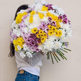 Букет цветов "Добавим яркости"