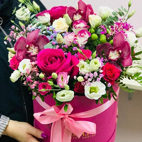 Цветы в коробке №860