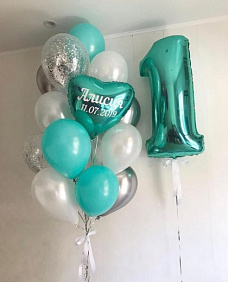 Композиция из шаров "Тиффани" №2
