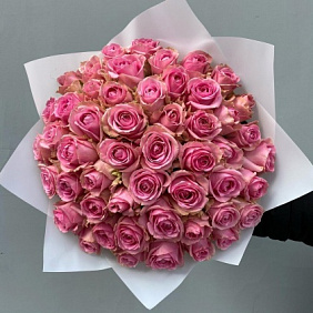 Нежный монобукет «М» в упаковке