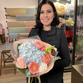 Букет цветов "с любовью" №171