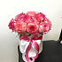 Шляпная коробка с 19 розами Джумилия - Фото 1