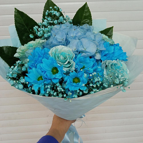 Букет цветов Лазурит №161 - Фото 2