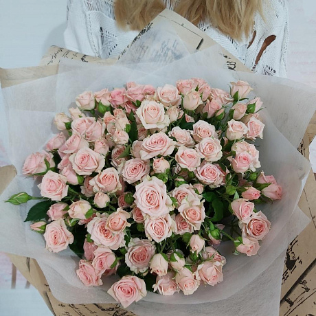 Букет цветов Морозное утро №160 - Фото 4