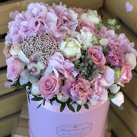 Букет Розовый мир №161