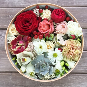 Букет цветов "Нежная страсть" №161