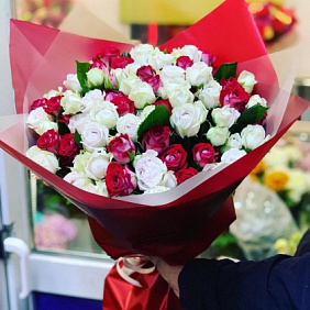 Пионовидные розы №164