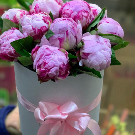 Коробка с пионами Анси - Фото 6