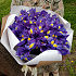 Букет из 31 синего ириса - Фото 5