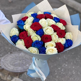 Букет цветов "Пинк roses" №2