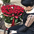 Корзина 101 красная роза - Фото 4