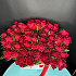 Моно букет из 101 розы в сумке вазе - Фото 1